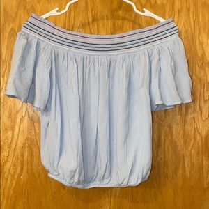 cute off the shoulder crop top